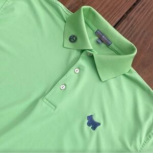 Scotty Cameron Peter Millar Circle T Performance Golf Polo in Green Size M